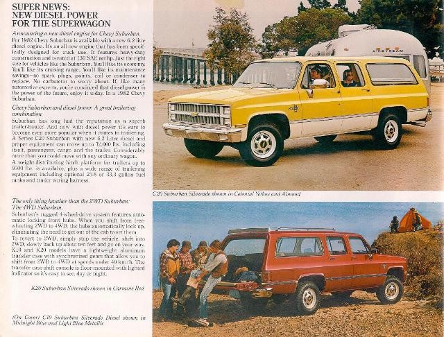 1982 Chevrolet Surburban Foldout Page 4